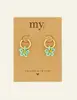 My Jewellery Earring hoop bead flower MJ08651