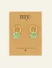 My Jewellery Earring hoop bead flower MJ08651