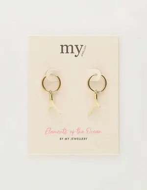 My Jewellery Earring hoop coral beige MJ09689