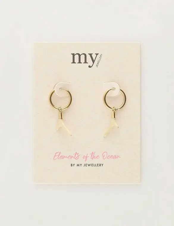 My Jewellery Earring hoop coral beige MJ09689