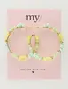My Jewellery Earring hoop flowers green MJ10074