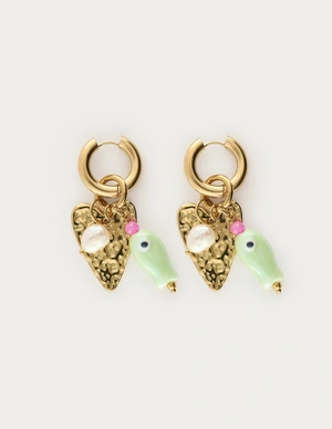 My Jewellery Earring hoop heart fish MJ13165