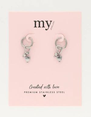 My Jewellery Earring hoop heart MJ12011