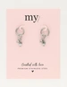 My Jewellery Earring hoop heart MJ12011
