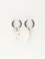 My Jewellery Earring hoop pearls 2 sizes MJ09710