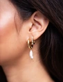 My Jewellery Earring hoop pearls 2 sizes MJ09710