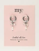 My Jewellery Earring hoop pearls MJ12007