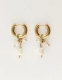 My Jewellery Earring hoop pearls MJ12007