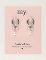 My Jewellery Earring hoop pearls MJ12007