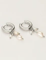 My Jewellery Earring hoop pearls MJ12007
