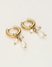 My Jewellery Earring hoop pearls MJ12007