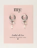 My Jewellery Earring hoop pearls MJ12007