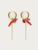 My Jewellery Earring hoop red MJ12741