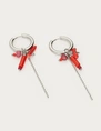 My Jewellery Earring hoop red MJ12741