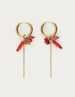 My Jewellery Earring hoop red MJ12741