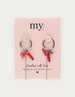 My Jewellery Earring hoop red MJ12741