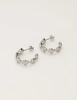 My Jewellery Earring hoop roses MJ11266