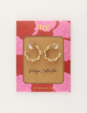 My Jewellery Earring hoop roses MJ11266