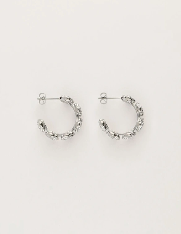 My Jewellery Earring hoop roses MJ11266
