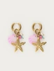 My Jewellery Earring hoop starfish beads MJ13162