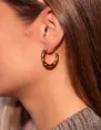 My Jewellery Earring hoop strass irregular MJ09483