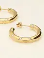 My Jewellery Earring hoop strass irregular MJ09483