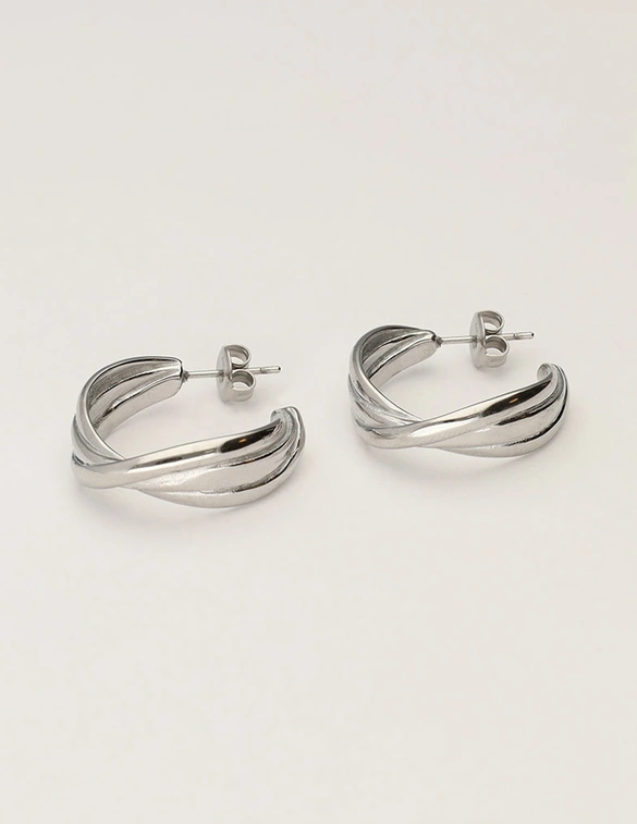 My Jewellery Earring hoop triple row MJ11092