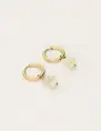 My Jewellery Earring hoops 3 stones mint MJ09702