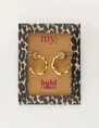 My Jewellery Earring hoops bubble small MJ11253
