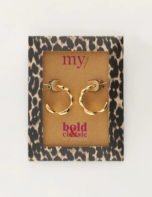 My Jewellery Earring hoops bubble small MJ11253