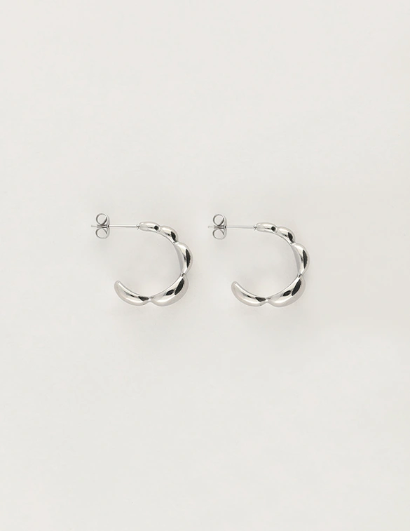 My Jewellery Earring hoops bubble small MJ11253