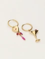 My Jewellery Earring hoops cocktail heart MJ11964