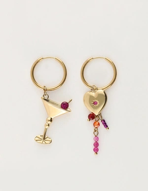 My Jewellery Earring hoops cocktail heart MJ11964