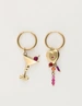My Jewellery Earring hoops cocktail heart MJ11964
