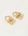 My Jewellery Earring hoops double clover MJ10335