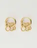 My Jewellery Earring hoops double clover MJ10335