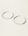 My Jewellery Earring hoops hammered MJ12029