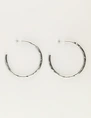 My Jewellery Earring hoops hammered MJ12029