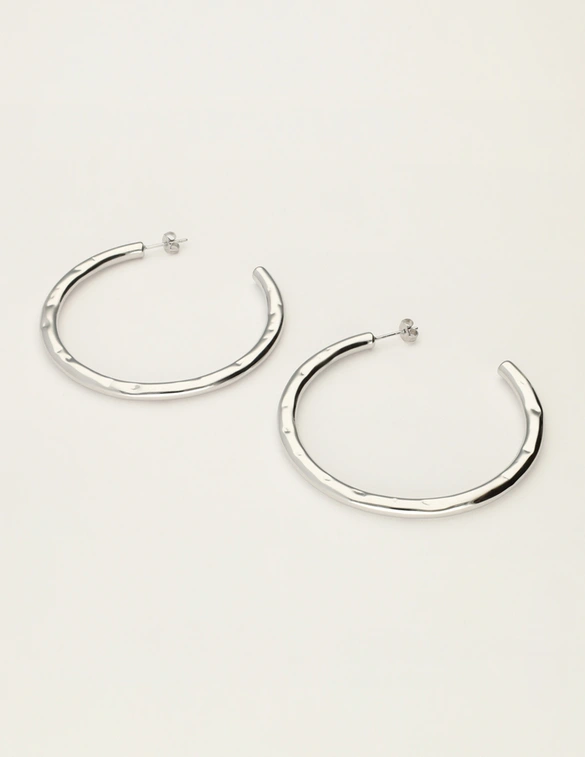My Jewellery Earring hoops hammered MJ12029