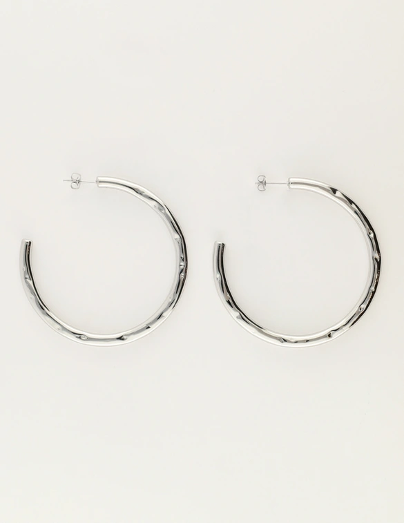 My Jewellery Earring hoops hammered MJ12029