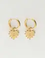 My Jewellery Earring hoops heart lock MJ10327