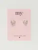 My Jewellery Earring hoops mini clover MJ10325