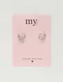 My Jewellery Earring hoops mini clover MJ10325