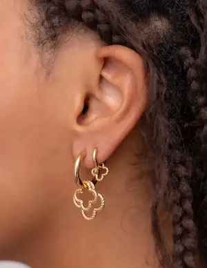 My Jewellery Earring hoops mini clover MJ10325