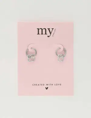 My Jewellery Earring hoops mini clover MJ10325