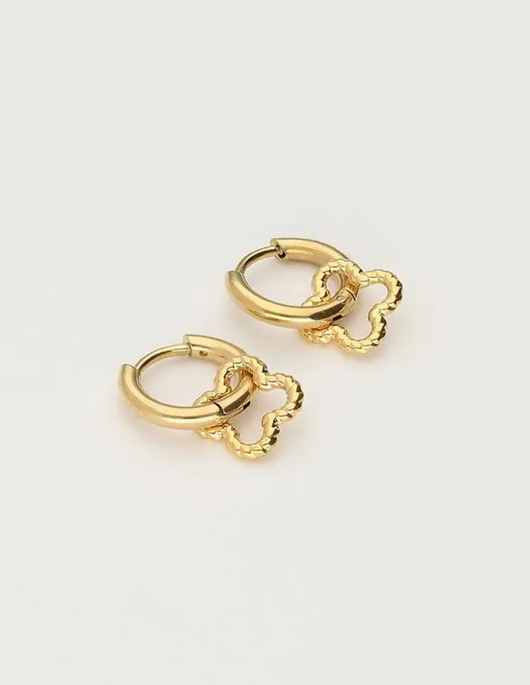 My Jewellery Earring hoops mini clover MJ10325