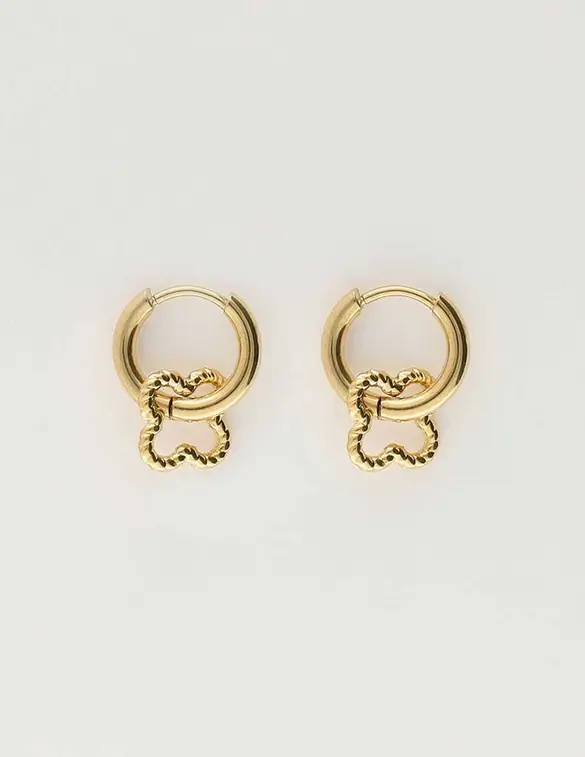 My Jewellery Earring hoops mini clover MJ10325
