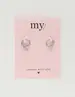 My Jewellery Earring hoops mini clover MJ10325