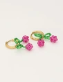 My Jewellery Earring hoops pink cherry MJ10970