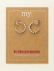 My Jewellery Earring hoops rainbow strass MJ09547